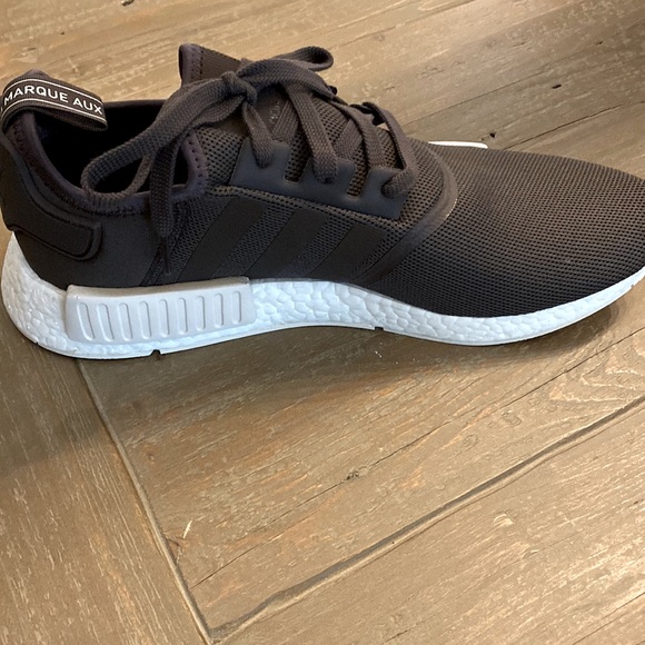 Adidas Originals Gray & White Sneakers | Size 12 main image 9